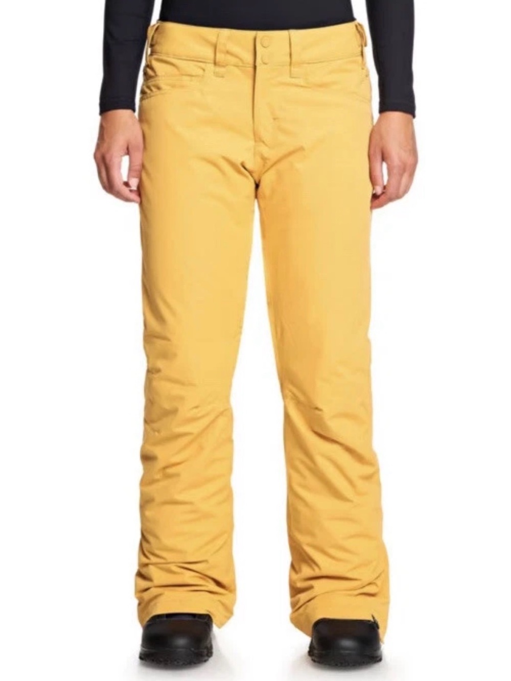 Roxy Women's Backyard Ski/Snowboard Pants Yellow - Picture 2 of 9